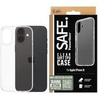 SAFE by PanzerGlass Handyhülle Soft TPU Case für Apple iPhone 16, Backcover, Schutzhülle, Handyschutzhülle, Case, Schutzcase, stoßfest