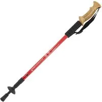 MidGard Nordic-Walking-Stöcke Wanderstоck 65-135cm Teleskop Antischock Stock Korkgriff Dämpfung (1 St), Leicht, mit ergonomischen Korkgriffe