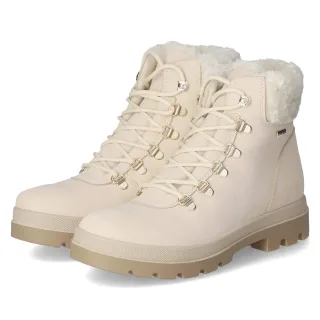 Beliana Schnürstiefeletten  Beige - Gr. 40 -  Textil