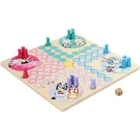 Bluey Lernspielzeug Ludo Brettspiel Unisex Kinder, Gesellschaftsspiel, Familienspiel, Lernspiel, Strategiespiel