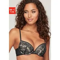 Vivance by Lascana Push-up-BH Madita mit Bügel aus hübscher Spitze mit „Love"-Schriftzug, sexy Dessous
