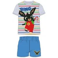 Bing Pyjama Kurzer Pyjama für Jungen "Bing der Hase ", Bing, Größen 92-116 (Set, 2 tlg., Set bestehend aus Oberteil und Hose)