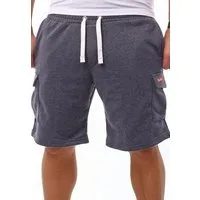 Reslad Sweatshorts Reslad Kurze Hose Herren Cargo Shorts RS-5097 (1-tlg., Jogginghose kurz Sporthose kurze Hose) Jogginghose kurz Sporthose Sweathose Trainingshose