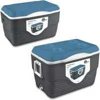 yourGEAR Thermobehälter your GEAR Yukon 66 L + 32 L Kühlbox Set 2 passive Kühlbehälter Thermo