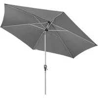 doppler® Sonnenschirm doppler ACTIVE Auto Tilt Kurbelschirm Sonnenschirm 320 cm Anthrazit