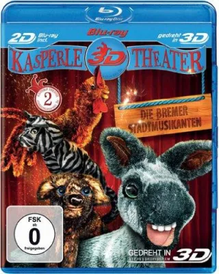 Kasperletheater 3D - Teil 2 Die Bremer Stadtmusikanten [3D Blu-ray]