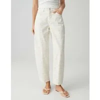 OPUS PANTS Relax-fit-Jeans Mari clear zebra aus Denim mit Animal Print Mit 5 Pocket Design für entspannte Denim Looks