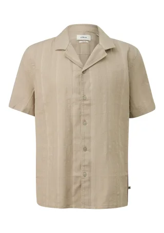 s.Oliver - Hemd beige - Gr. - S