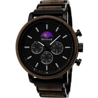 Holzwerk Chronograph Edelstahl & Holz Armband Uhr mit Mondphase, inklusive Armbandkürzer, ideal auch als Geschenk
