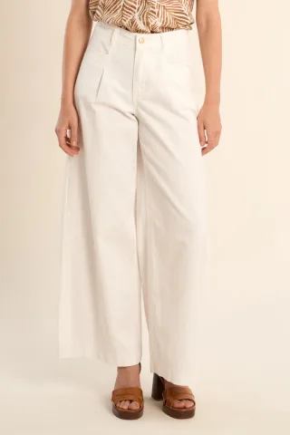 molly bracken - Hose mit hohem Bund weiß - Gr. - 27