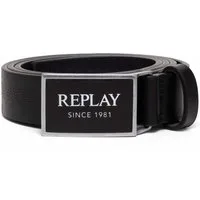 Replay Ledergürtel Belt aus echtem Büffelleder