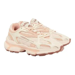 Lacoste - "L003 2K24" Sneaker für Damen, Wildleder, Klobiger Absatz (Pink)