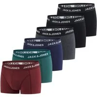 Jack & Jones Boxershorts Herren Retroshorts 6er Pack Basic Trunks (Vorteilspack, 6-St) Unterhosen mit Stretch