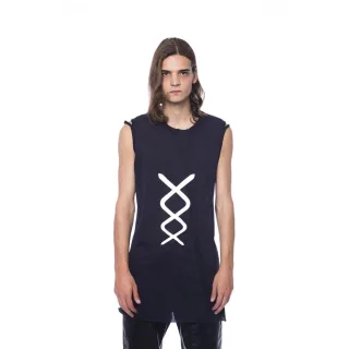 Langärmeliges Grafik-Tanktop