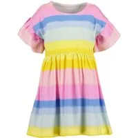 Blue Seven Sweatkleid (1-tlg) mit süßem Volants an den leicht überschnittenen Schultern