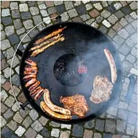 Czaja Grillplatte 57er Feuerplatte - 4mm stark - für alle 57er Kugelgrills, Passend für 57 cm Kugelgrills verschiedener Marken