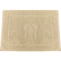 MatratzenL.A.B® Badematte 650 g/m² Blauer Schwan®, 100% Baumwolle, 50x70 cm, Badvorleger, Duschvorleger, Duschmatte Frottee