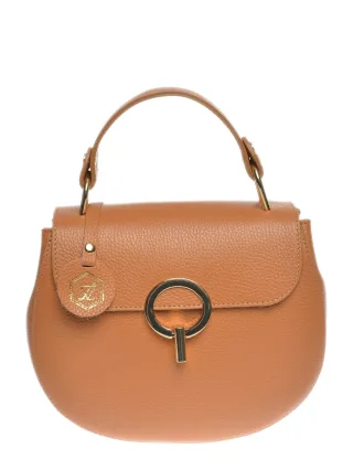Luisa Vannini Braun Rindsledertasche