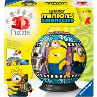 Ravensburger Puzzleball Minions 3, 72 Puzzleteile, Made in Europe