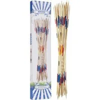 Koopman Spielzeug-Gartenset Mikado XXL Gartenspiel 90 cm Holzspiel Bunt, (Mikadoset, 1-tlg., Packung), Kinderspiel, Outdoor, XXL-Größe, 31-teilig