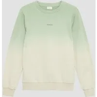 s.Oliver Sweatshirt Sweatshirt Sweatshirt mit Schriftprint und Farbverlauf