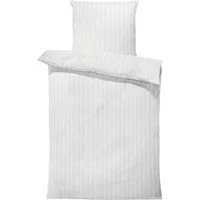 One Home Bettwäsche Damast, Mikrofaser, gestreift und elegant, 2 teilig