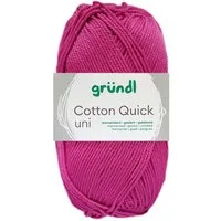 Gründl 50 Gramm Gründl Cotton Quick Uni Farbauswahl Häkelwolle