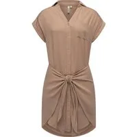 Ragwear Blusenkleid Bahaya stylisches Damen Sommerkleid mit Bindeband