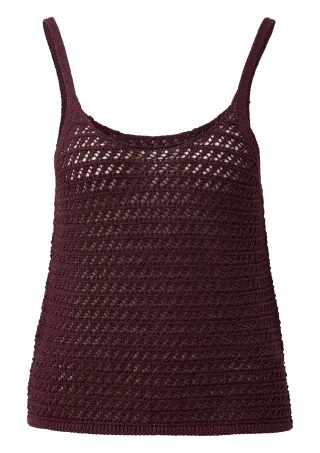 qs - Strickpullunder rot - Gr. - XL