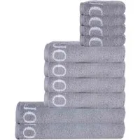 JOOP! Handtuch Unisex Handtuch 10er Pack Baumwolle Classic, Frottier (Set, 10-St)