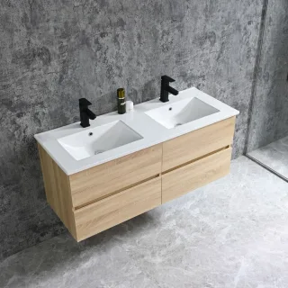 Neuesbad Serie 70 Waschtischset B:120, T:46, H:50cm, holz NBHT10120