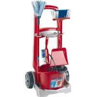 Vileda Besenwagen, Kinderhaushaltsgerät rot/grau