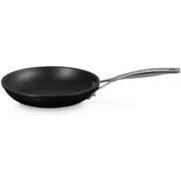 LE CREUSET Bratpfanne Aluminium-Antihaft flache Pfanne, Aluminium, Ø 20 cm, Anthrazit/Silber, 51112200010002