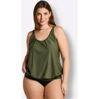 Sheego Tankini-Top Tankini-Oberteil Ärmellos
