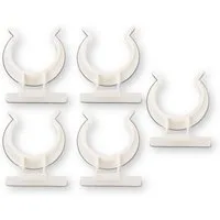 SO-TECH® Möbelfuß Befestigungsclips für Sockelfuß, weiß, (5-St), Befestigungsclips