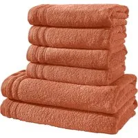 Erwin Müller Handtuch Set Frottier-Set "Heidelberg" 6-teilig, Frottier, Walk-Frottier Uni