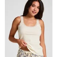Hunkemöller Pyjama Singlet Rib Jersey Lace