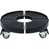 FIVMEN Pflanzenroller Rollendes Tablett mit 360 °Drehbare Räder