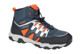 Geox J263ZA MAGNETAR BOY ABX Kinder Stiefel blau navy/orange wasserdicht atmu...