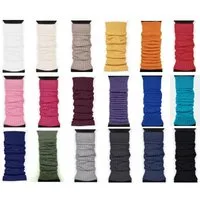 Lycille Beinstulpen 1 Paar elegante Beinstulpen für Frauen aus Baumwolle in vielen Farben (1 Paar) Beinwärmer bis maximal 40cm Wadenumfang, mit Streifenmuster