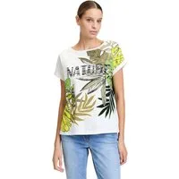 Betty Barclay Kurzarmshirt Damen mit Ärmelaufschlag (1-tlg) Glitzersteine