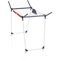 Leifheit Wäscheständer Standtrockner Pegasus 180 Solid Plus, 18m Trockenlänge, 105cm Flügelhöhe, Kleinteilehalter, zusammenklappbar