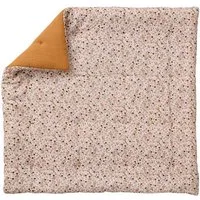 Babydecke Spielmatte Baby FLORA, Baumwolle, vertbaudet