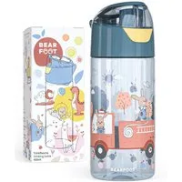 BEARFOOT Trinkflasche Trinkflasche Kinder, leichte Wasserflasche - Feuerwehr