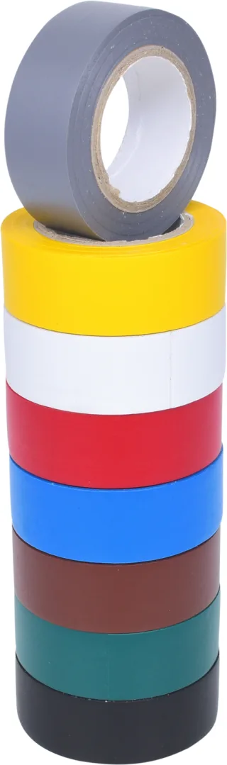 KS Tools PVC-Isolierband-Set, 8-tlg - 141.6010