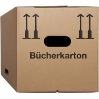 KK Verpackungen Aufbewahrungsbox (Spar-Set, 20 St., 20er-Set), Bücherkartons Umzugskartons Ordnerkartons Braun