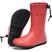 SAGUARO Barfußschuhe (Festival) Barfuß - Gummistiefel (3mm Sohlenstärke, Nullabsatz, bequem, leicht, leicht-gefüttert, rutschfest) Winter-Stiefel wasserdicht Regenschuhe Regen-Stiefel Schuhkragen vegan
