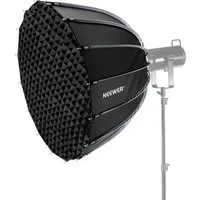 Neewer Softbox NS38P Parabolische Softbox, 90 cm, mit Bowens Mount, Schnellverschluss, mit Lichtdiffusor/Gitter/Tasche, für Godox Aputure Studio Videolicht