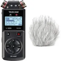 Tascam Tascam Audio-Recorder DR-05XP mit Windschutz Digitales Aufnahmegerät (Vorteils-Set mit Windschutz)