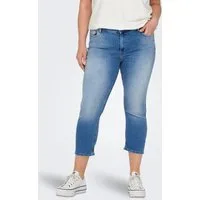ONLY CARMAKOMA Caprijeans CARWILLY REG CAPRI Baumwollmischung, regular fit